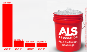 Rekordeinnahmen in Höhe von 220 Millionen Euro für die ALS Association