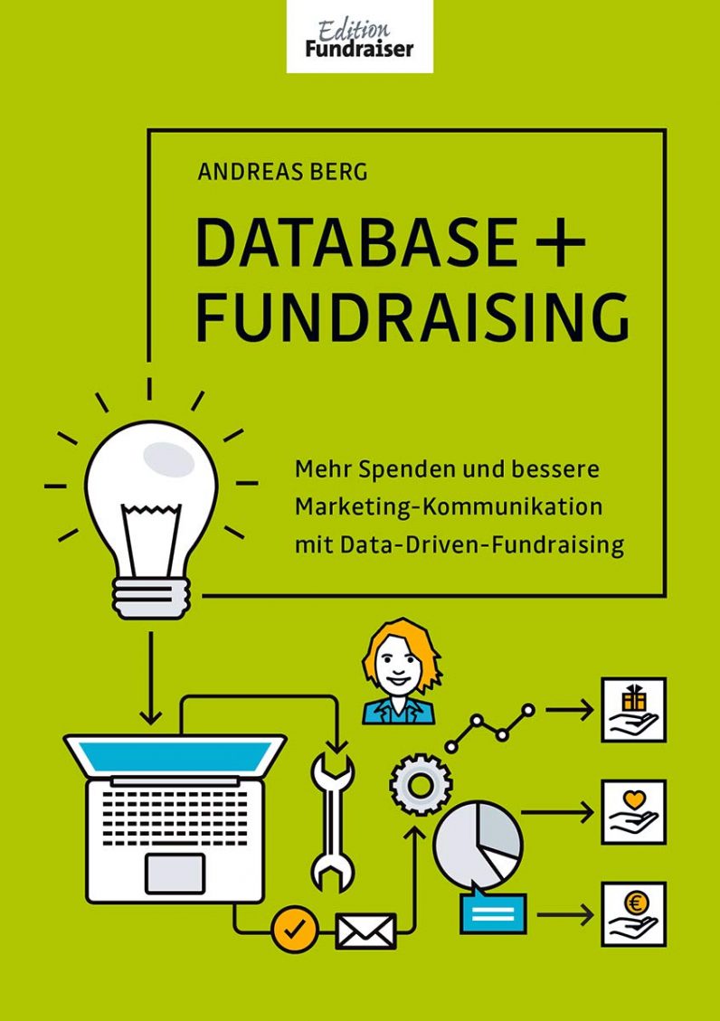 Titelbild Database + Fundraising Buch.