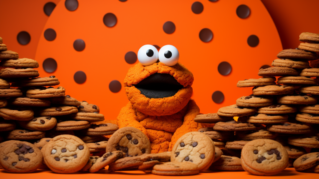 Cookie-Monster in Orange.